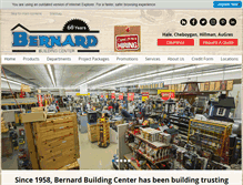 Tablet Screenshot of bernardbuilding.com
